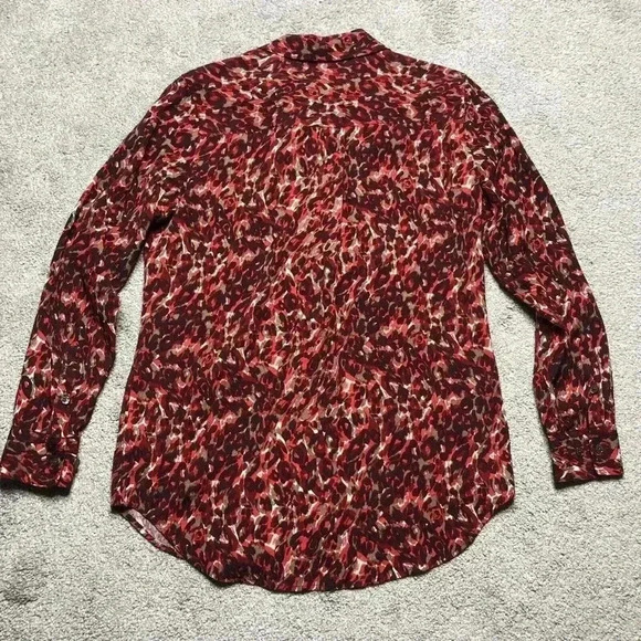 Equipment Button Down Shirt Long Sleeves Collared - Picture 5 of 11